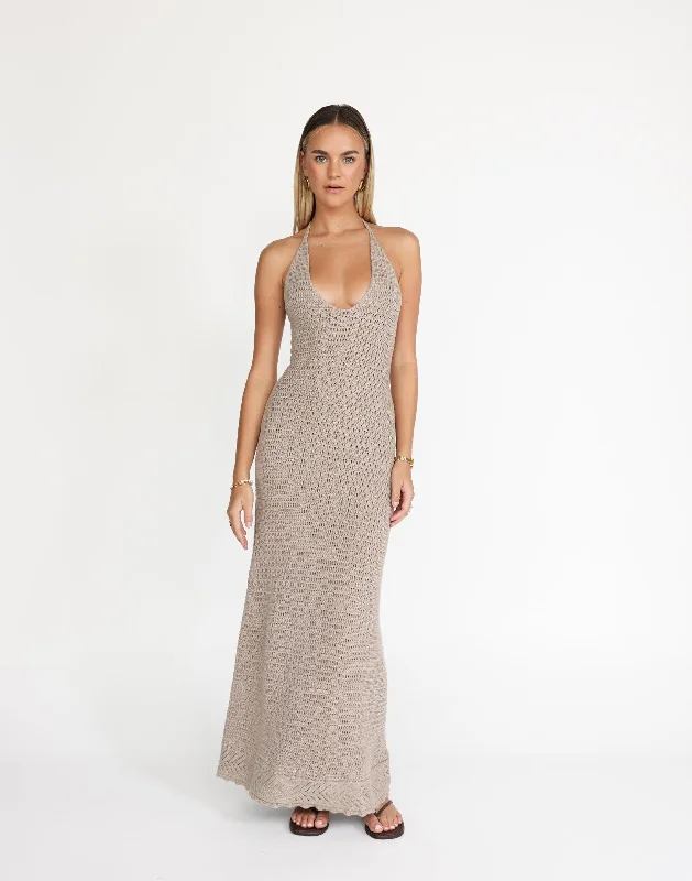 long maxi dresses for date -Casual maxi dress for work,Amani Maxi Dress (Macchiato)