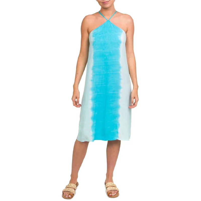 cheap midi dresses for summer -Midi dress with bustier top,Hurley Womens Dip Dyed Midi Dress, Blue, Small