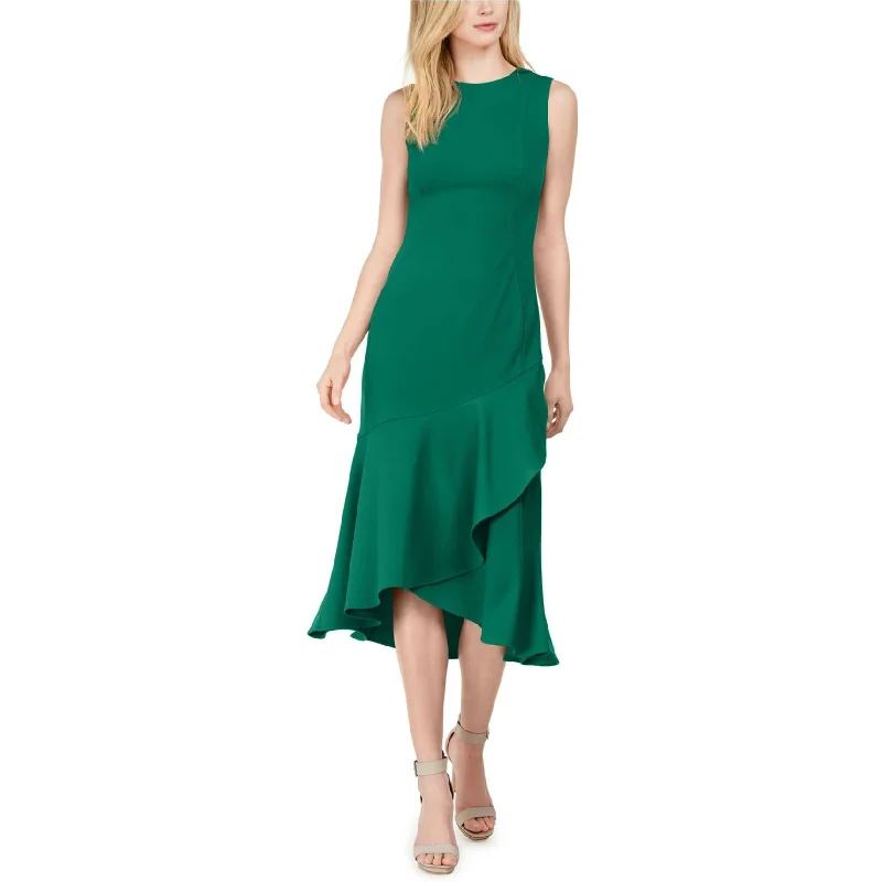 boho midi dresses online -Midi dress with patchwork design,Calvin Klein Womens Solid Midi Sheath Dress, Green, 8