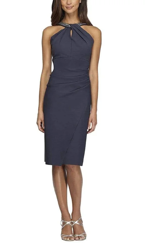 Cocktail dress with empire waistAlex Evenings - 134165 Beaded Halter Neck Fitted Cocktail Dress