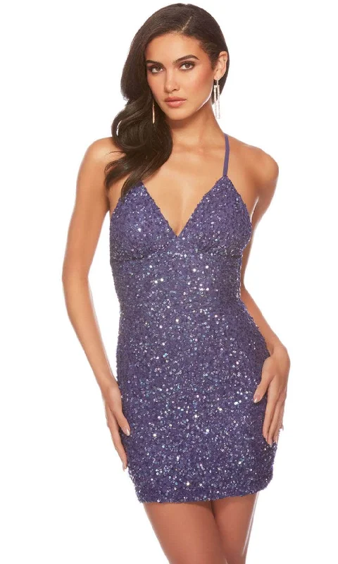 Cocktail dress with taffetaAlyce Paris 84000 - Sequin Styled Cocktail Dress