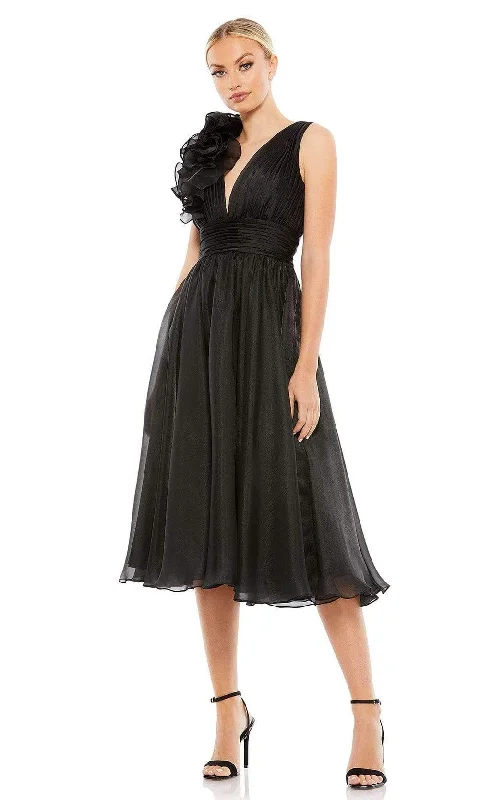 Elegant cocktail dressMac Duggal - 70165 Sleeveless Ruched A-Line Dress