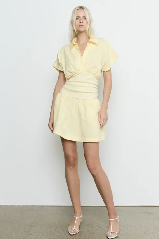 Mini Dresses for House Parties -Mini dress with casual chicProphecy Mini Dress Soft Yellow